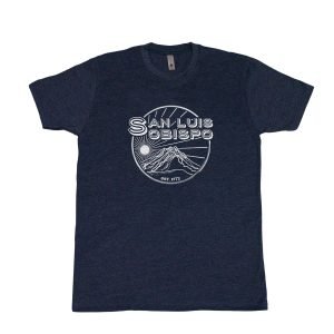 Bishops Peak SLO Mens Midnight Navy Tee