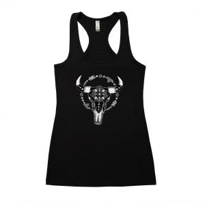 Buffalo Skull - Women's Tank Black