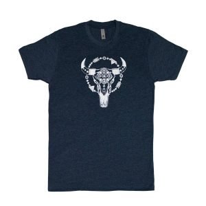 Buffalo Skull - Men's Dk Blue