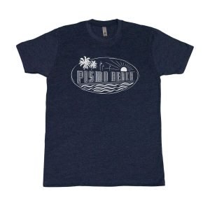 Pismo Beach Sign - Men's Tee Dark Blue