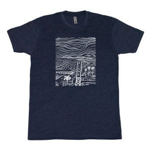Pismo Lines - Men's Tee Dark Blue