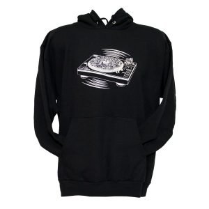 Record Player - Black Sweatshirt