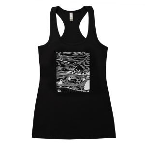 SLO Lines Tee by Scott Lakey Women's Tank Black