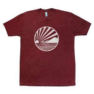 Sunset Vineyard - Men's Red Tee