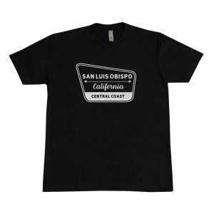 Throwback SLO - Men's Black Tee