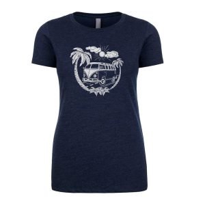 VW Bus - Women's Tee Dark Blue